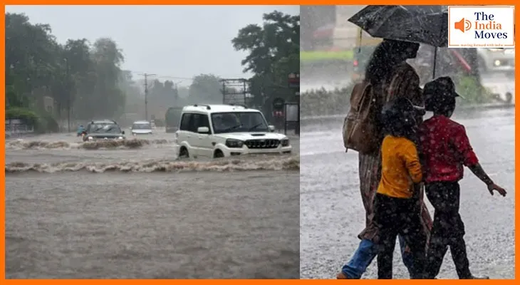 राजस्थान में मूसलधार बारिश का कहर, सड़कें डूबीं, स्कूल दो दिन बंद
